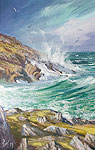 “Atlantic Breaker, Dalbeag”, by Ivor MacKay