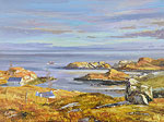 “The Ancient Boulder, Lingerbay”, by Ivor MacKay