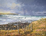 “Storm Clouds over Ballantrushal from Shader”, by Ivor MacKay