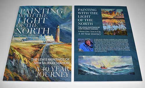 the front and back of the book